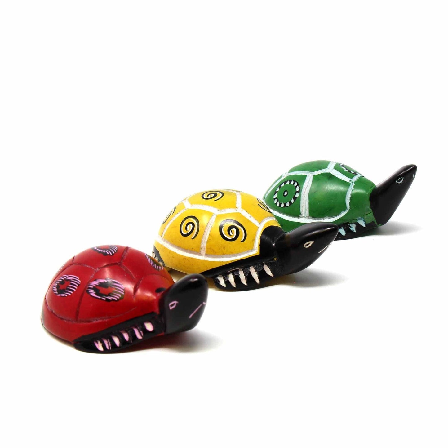 Orange Soapstone Turtle