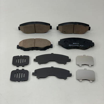 BECK ARNLEY Disc Brake Pads Ceramic and Metallic Fibers NPO-122W-SA