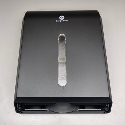 GEORGIA PACIFIC C-Fold/Multifold Paper Towel Dispenser Black 56650A (New)