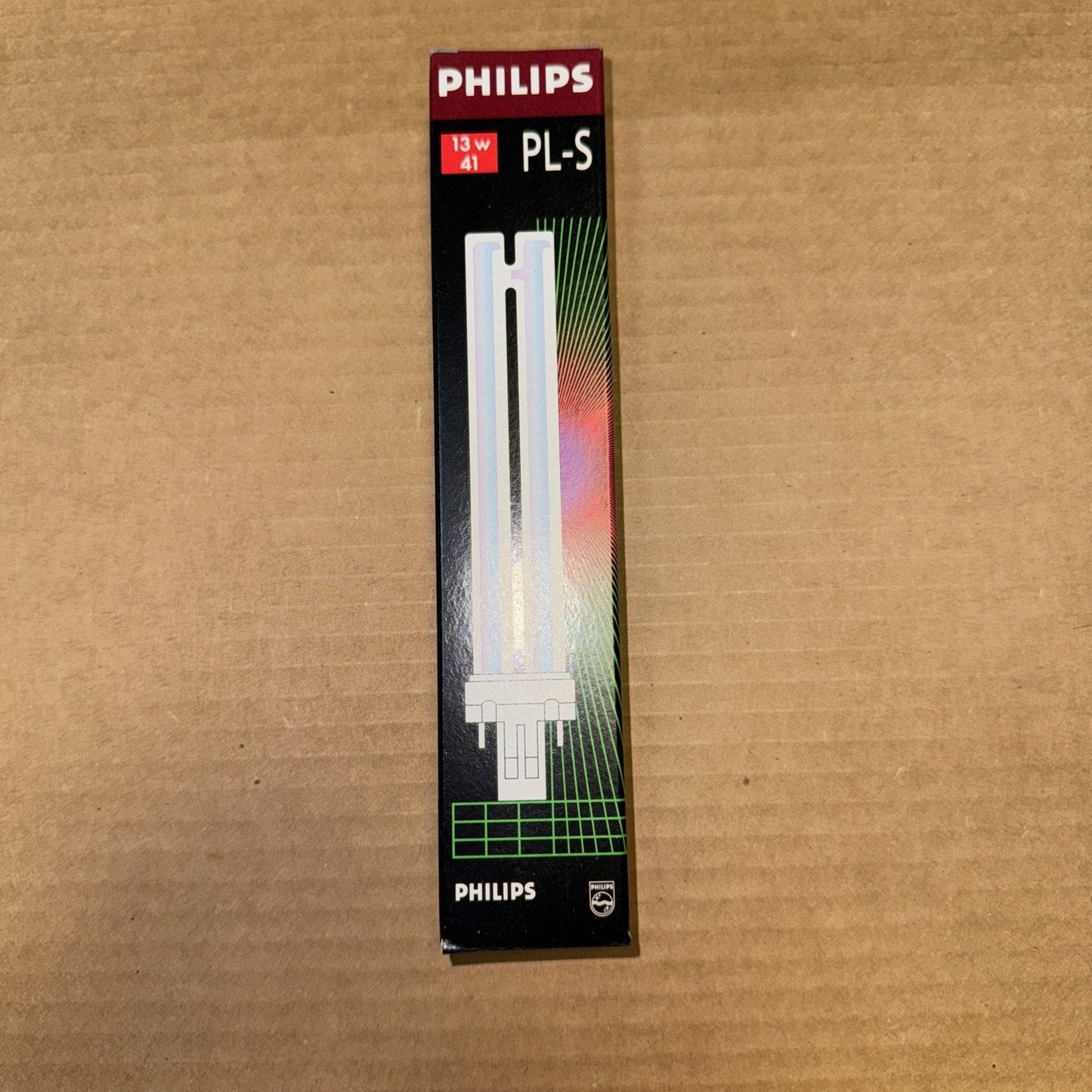 Philips PL-S 13W/30 Twin Fluorescent Tube, 2-Pin GX23 Base (Lot of 10)