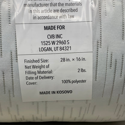 WEEKENDER Shredded Memory Foam Pillow 2pk Breathable Moldable Sz Queen