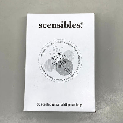 SCENSIBLES (4 PACK) 200 Bags Total Scented Personal Hygiene Disposal Bags SBX50
