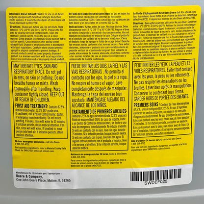 John Deere Diesel Exhaust Fluid 2.5 Gal