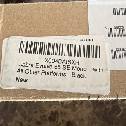 Jabra Evolve 65 SE Mono Wireless Headset with Bluetooth and Noise Cancelling Mic