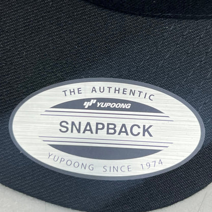 YUPOONG (10 PACK) Classic Snapback Baseball Cap Hat Black Bulk!