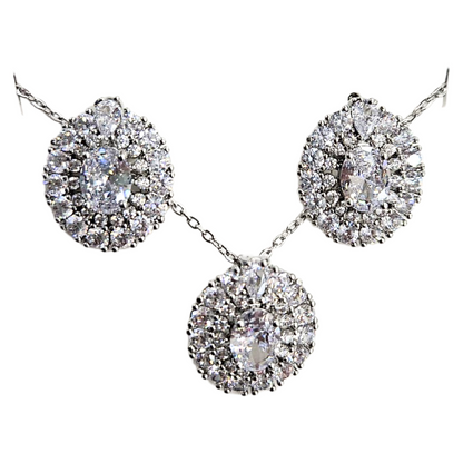 Floral & Gemstone Necklace and Earrings Set – Multiple Styles