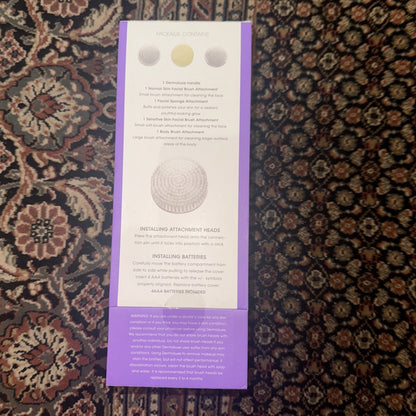 Dermaluxe Advance Cleansing System, 2 Speeds, 4 Cleansing Heads
