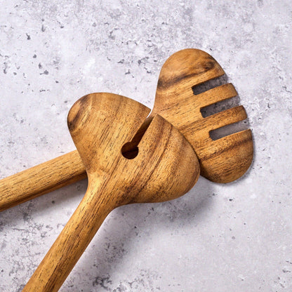 Albesia Wood Salad Servers