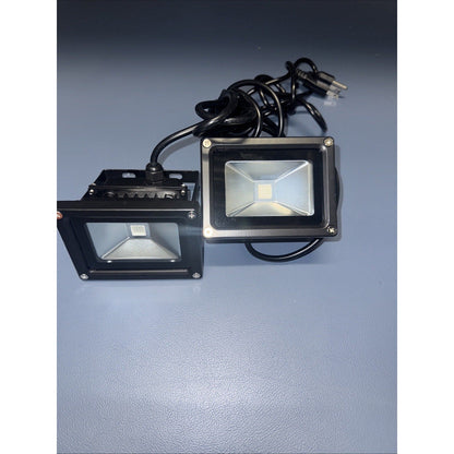 YQL-FLUV-10 Purple LED Flood Lights for DJ Disco Blacklight, Outdoor (Lot of 2)