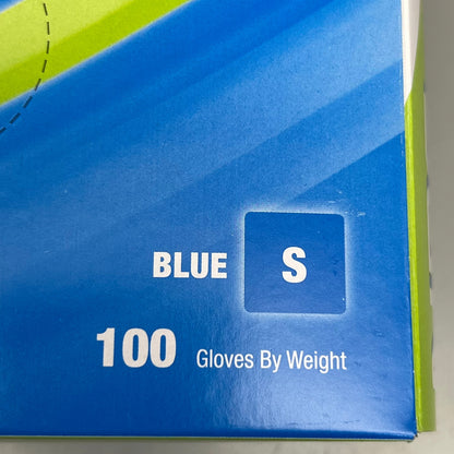 HOSPECO NPF (1,000 PACK) Nitrile Powder Free Exam Gloves Sz S Blue GL-N106FS