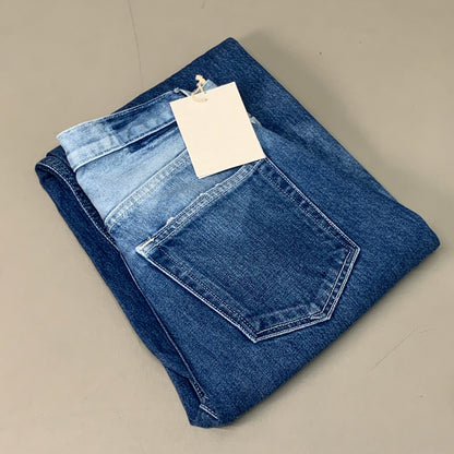 ETICA Tyler Vintage Straight Crop Jeans 100% Cotton Shipwreck Size 26 EW178114A