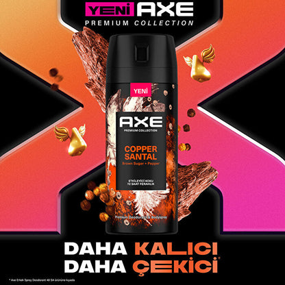 Axe Premium Collection Men's Deodorant Copper Santal 150ml | Exotic Scent