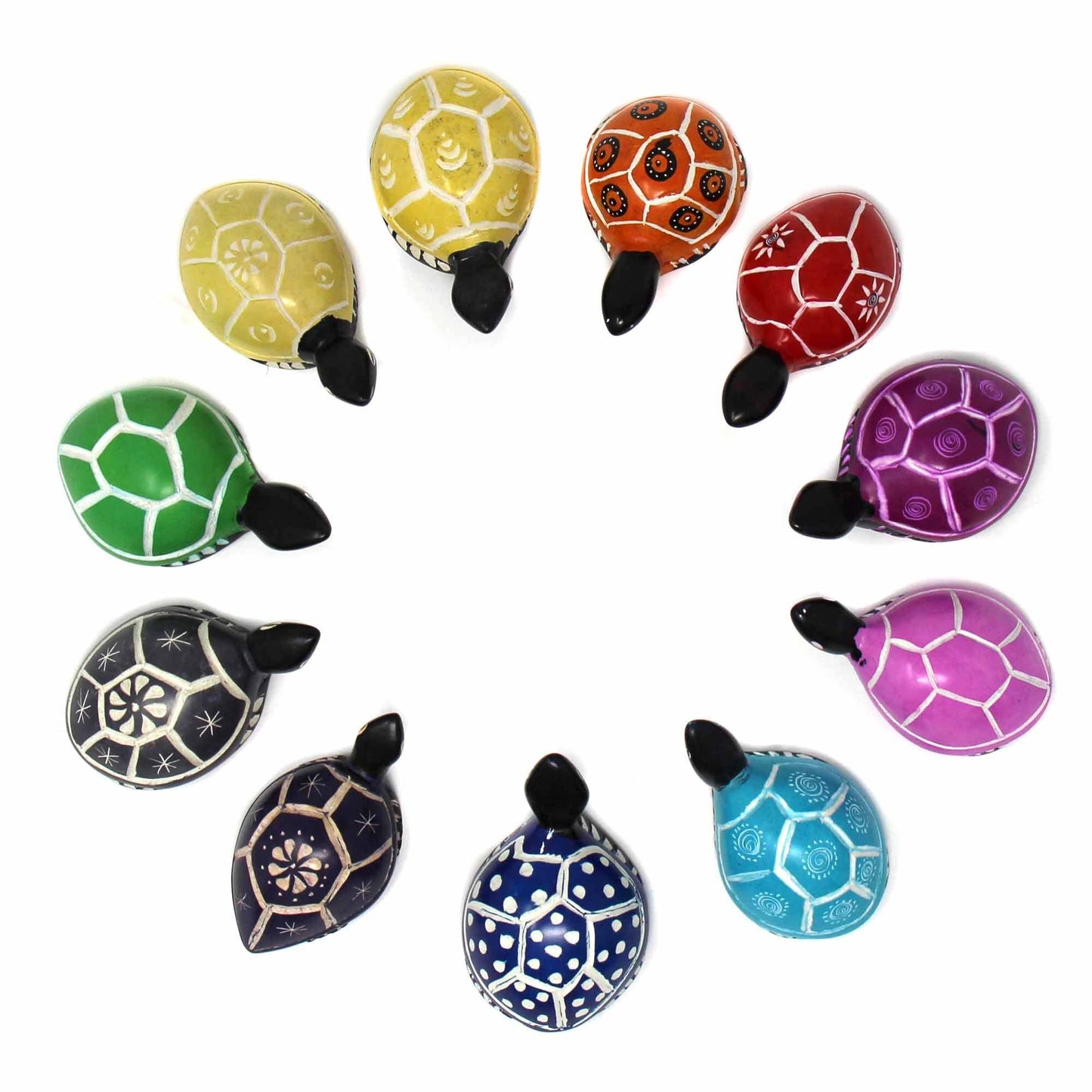 Dark Purple Soap Stone Turtle