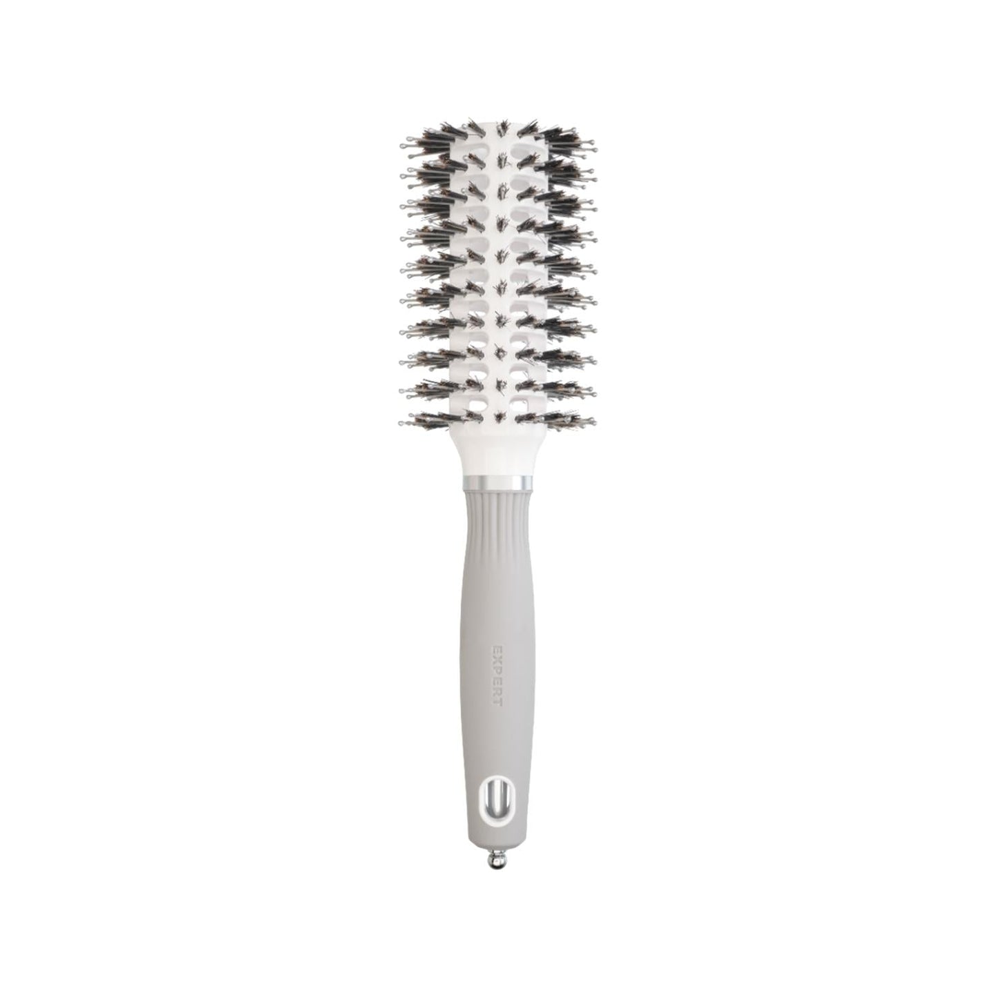 Olivia Garden Expert Blowout Vent Boar Nylon Hair Brush - 30mm Vented Design for Faster Drying & Styling