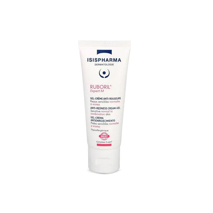 Isis Pharma Ruboril Expert M Sensitive Skin Face Cream - Hypoallergenic & Fragrance-Free Moisturizer for Normal & Combination Skin