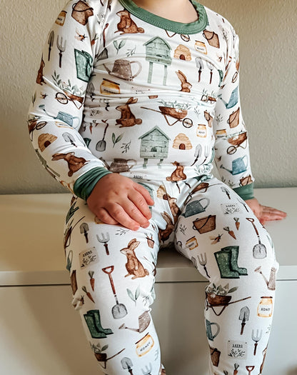 Cottontail Garden 2pc Bamboo Pajamas
