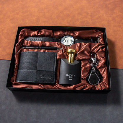 Cross-Border Men's Gift Business Gift Suit Belt Wallet For Boyfriend Valentine's Day Christmas Gift
