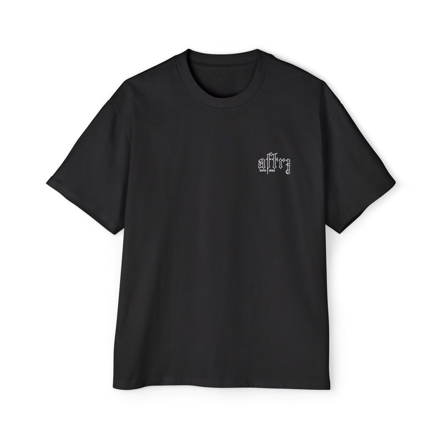Oversized Techno Detachment Premium Drop Shoulder Short Sleeve T-Shirt