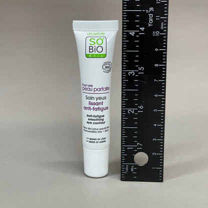 SO BIO ETIC Anti-fatigue Smoothing Eye Contour .5 OZ (New)
