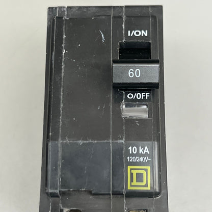 SQUARE D Plug-on Circuit Breaker 60A-120/240V QO260