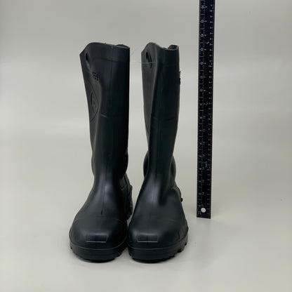 DUNLOP Steel Toe Safety Boots Waterproof Black Sz M 8 W 10 #86776