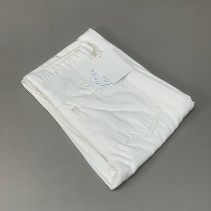 ETICA Tyler High Waist Straight Leg Ankle jeans Vintage White Size 25 EW180114A