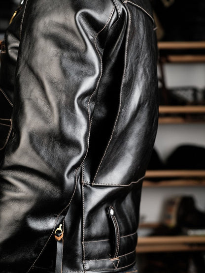 Detachable Fur Collar And Belt Fully Equipped Men's Jacket