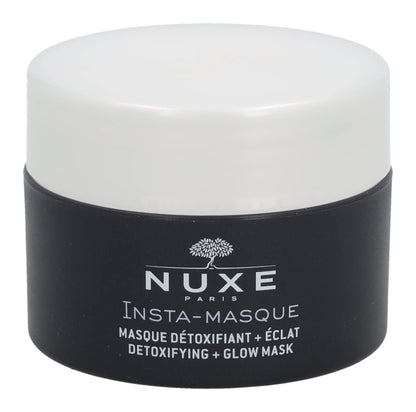 Nuxe Insta-Masque Detoxifying + Glow Mask 50ml - Detoxifying Face Mask with Charcoal & Rose Water for All Skin Types