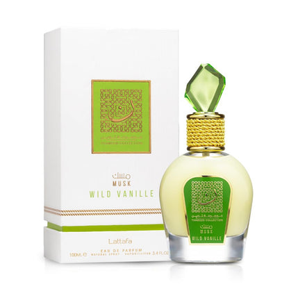 Lattafa Musk Wild Vanille by Lattafa Eau De Parfum Spray (Unisex) 3.4 oz (Women)