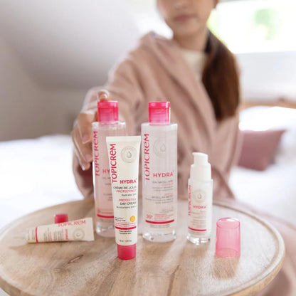 Topicrem Hydra+ Daily Protective Sunscreen SPF50 - Non-Greasy, Fragrance-Free, Hydrating Daily Moisturizer for Sensitive Skin