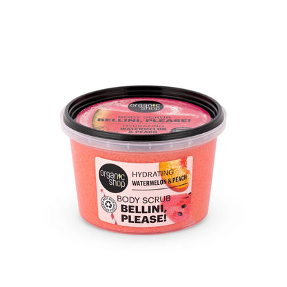 Organic Shop Lychee & Bubble Gum Body Scrub - Natural Exfoliant for Soft, Moisturized Skin - 12.18 fl oz