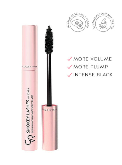 Golden Rose Mega Lashes Mascara - Vegan, Volumizing & Lengthening Formula (12ml)