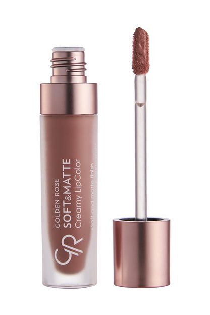Golden Rose Creamy Lip Color - Soft Matte Finish, Long-Lasting & Moisturizing Lip Product