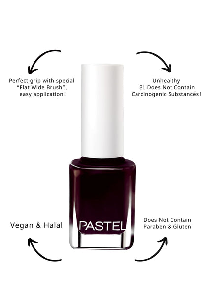 Pastel Vegan Nail Polish - 13ml, Cruelty-Free & Non-Toxic, Pastel Nail Color