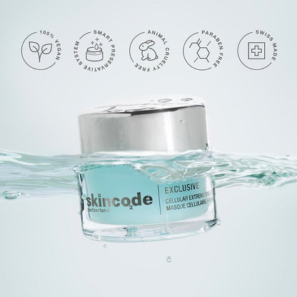 Skincode Moisturizing Face Mask - Hydrating Skincare with Glycerin for Dry Skin Relief