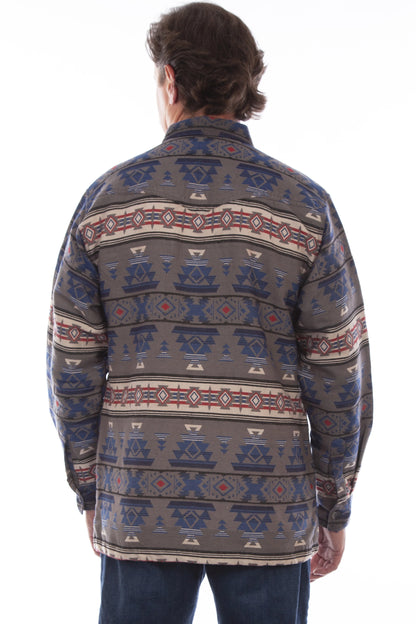Scully Canyon Ridge - Men's Western Flannel Shirt Jacket