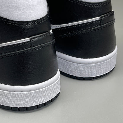 NIKE AIR JORDAN 1 Mid Panda Shoe Women's Sz 8.5 Black / White DV0991-101 (New)