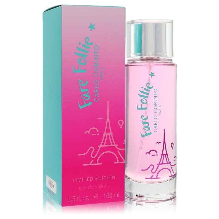 Carlo Corinto Fare Follie Eau de Toilette Spray 3.3 oz for Women (Limited Edition)