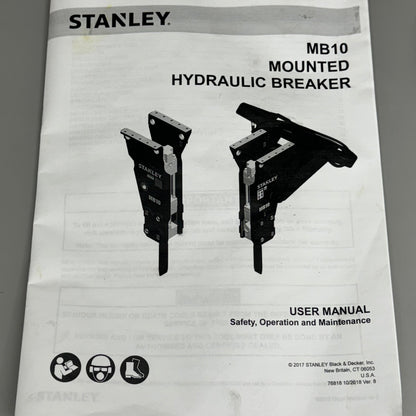 STANLEY Mounted Hydraulic Breaker 4-Position Cradle Bracket MB10E00