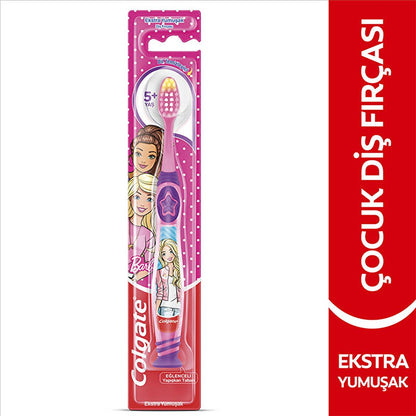 Colgate Children's Extra Soft Toothbrush (Ages 5+) - Gentle on Gums, Fun Designs