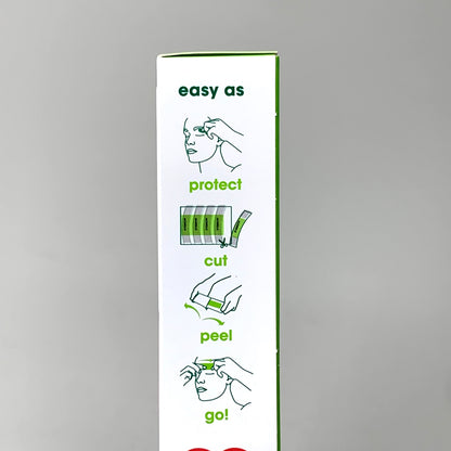 NADS 3 PK Eyebrow Wax Strips 6 Strips 6525EN06