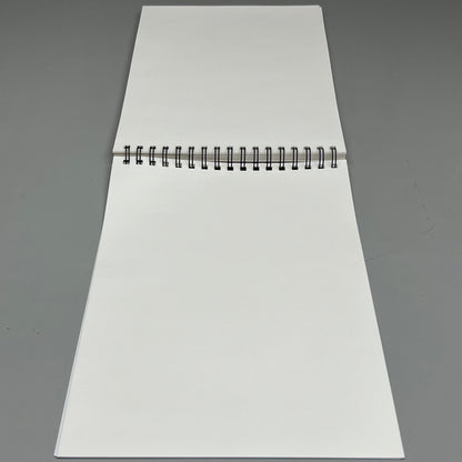 FABRIANO (5 PACK) I264 Sketch Paper Pads 9" x 12" ITALY 100 Sheets (500 TOTAL) White