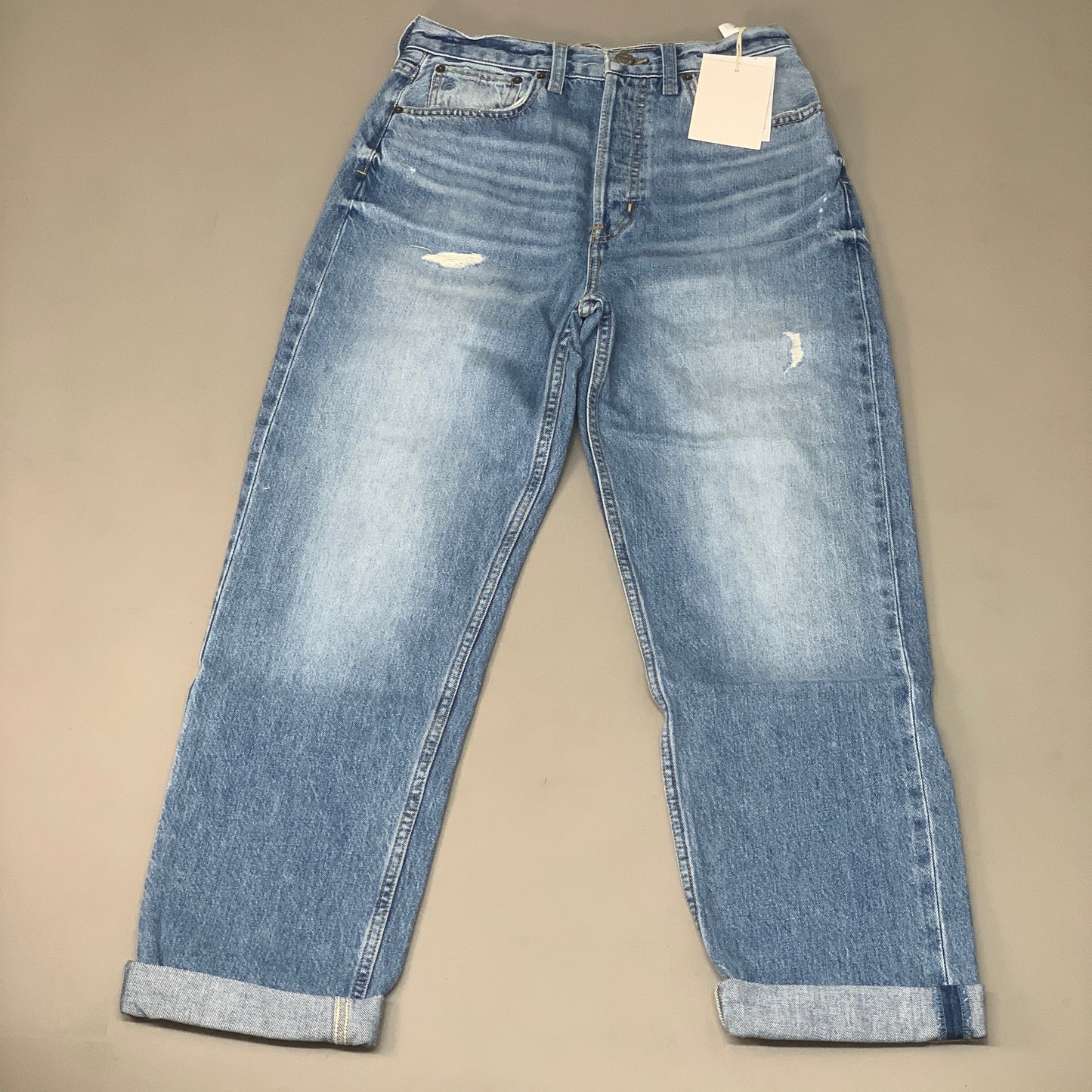 ETICA Bryce Pinch Waist Boyfriend Pant Canyon Reef Certified Organic Size 26 EW178281