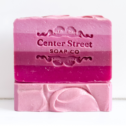 Pink Magnolia Valentine's Handmade Soap Bar