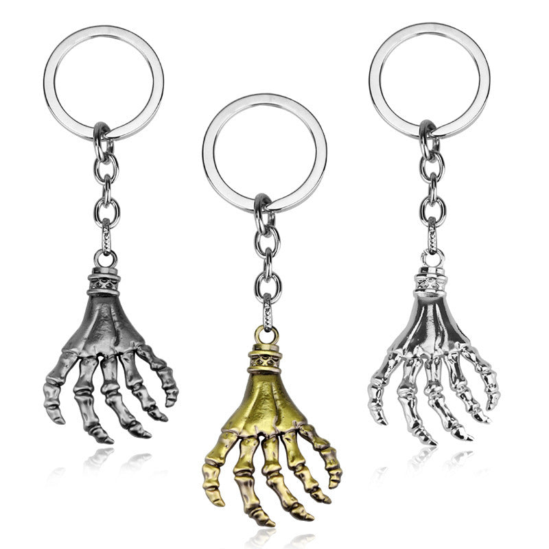 Skull Palm Creative Keychain Pendant Gift