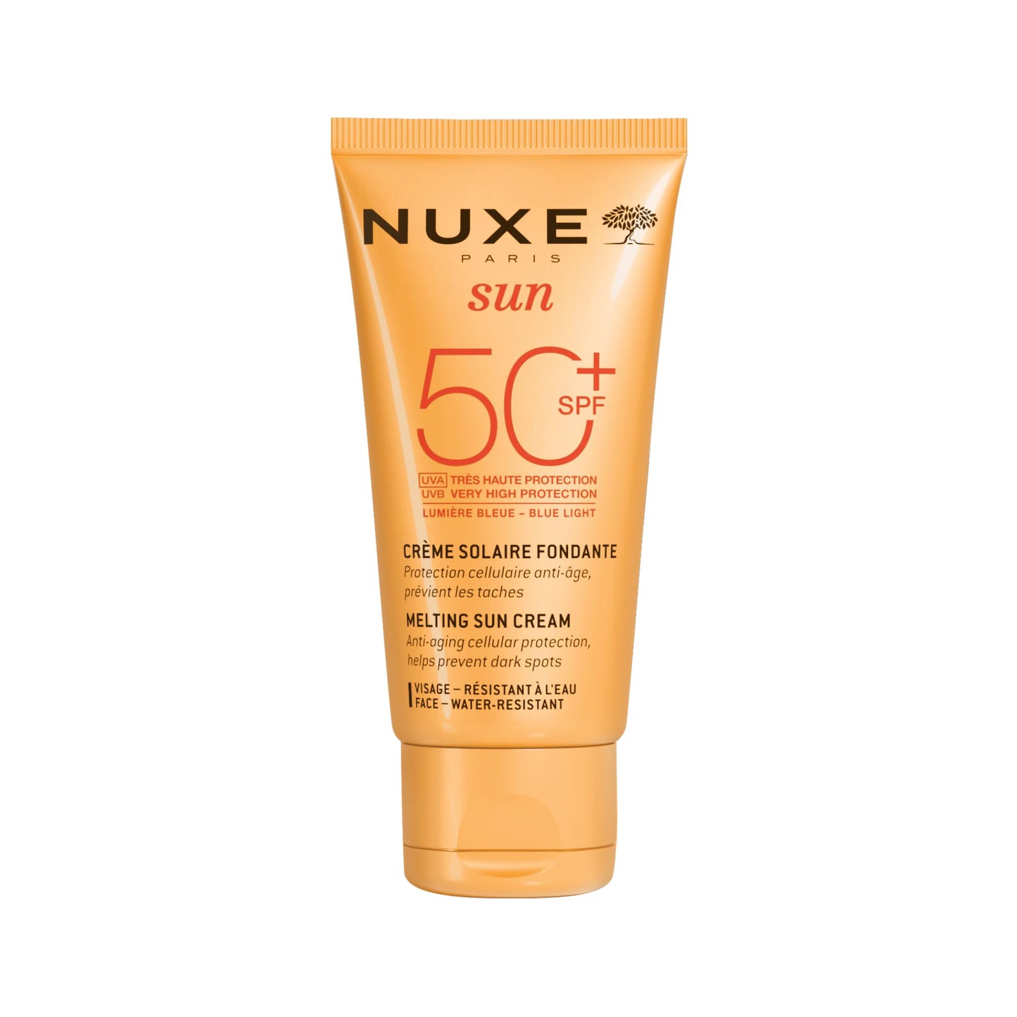 Nuxe Sunscreen Face Cream SPF50 - Anti-Aging, Moisturizing, Non-Comedogenic Sun Protection for Face