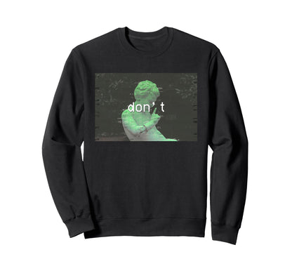 Aesthetic Greek Statue Product Funny Sweatshirt - Graphic Print Men Women