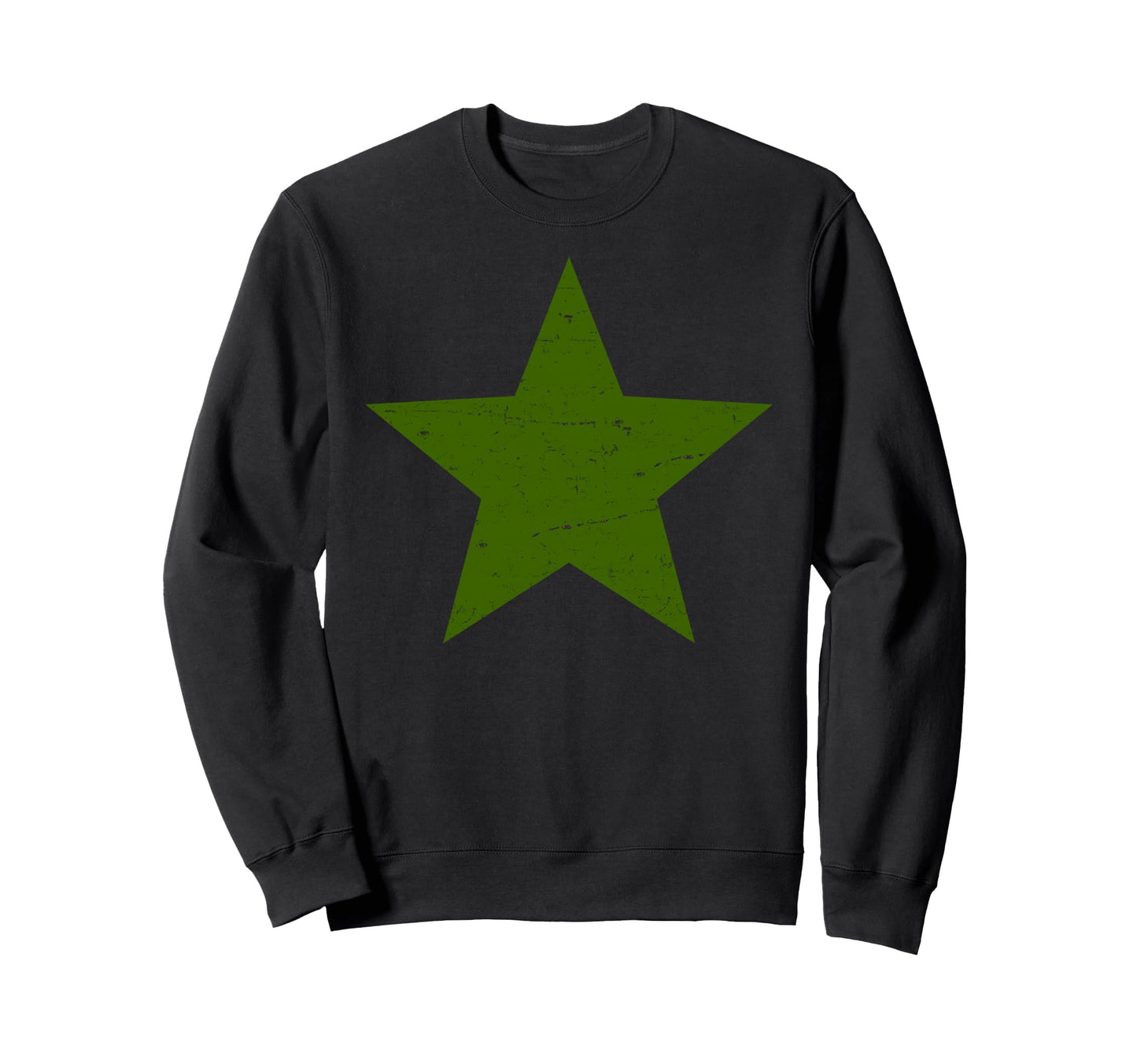 Grunge Alternative Distressed Sweatshirt - Minimalist Print Men Women