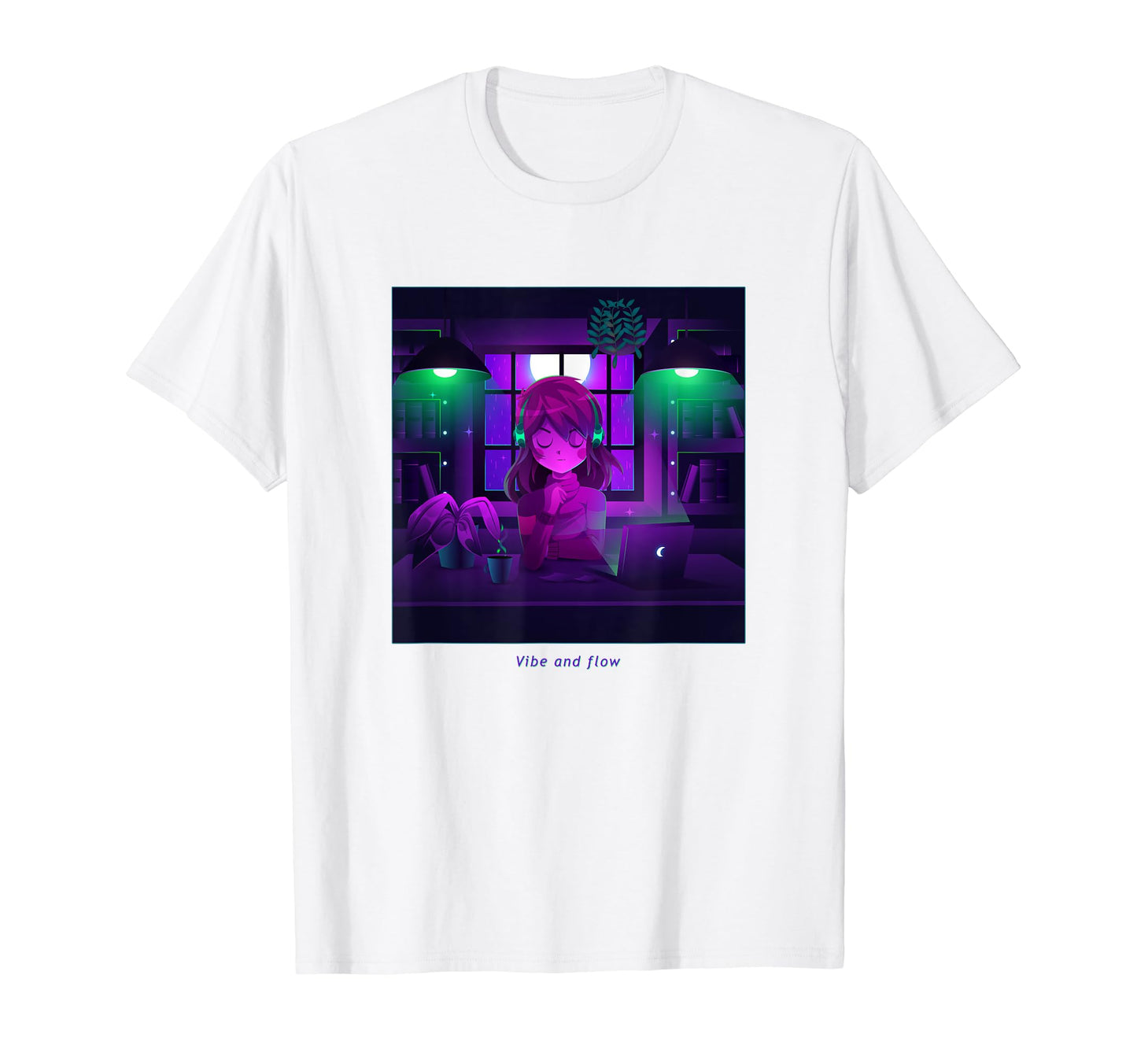Lofi Chill 90S Anime Pastel Vaporwave T-Shirt - Graphic Print Men Women