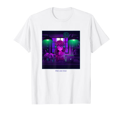 Lofi Chill 90S Anime Pastel Vaporwave T-Shirt - Graphic Print Men Women